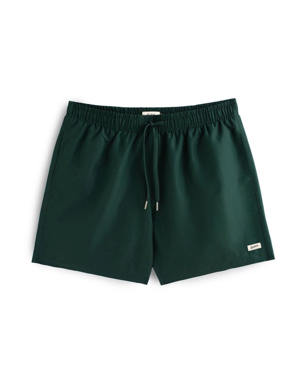 Bather Men’s 2XL Solid Pine Swim Trunks Shorts Mesh Liner 5.5” Beach Swim Surf